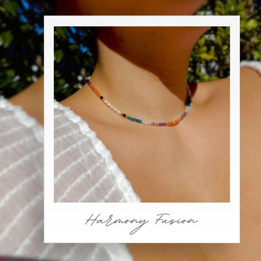 Harmony Fusion Gemstone Necklace